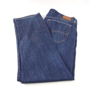 Lucky Brand 121 Heritage Slim Jeans 36 / 30 Blue Candiani Denim Fabric Stretch